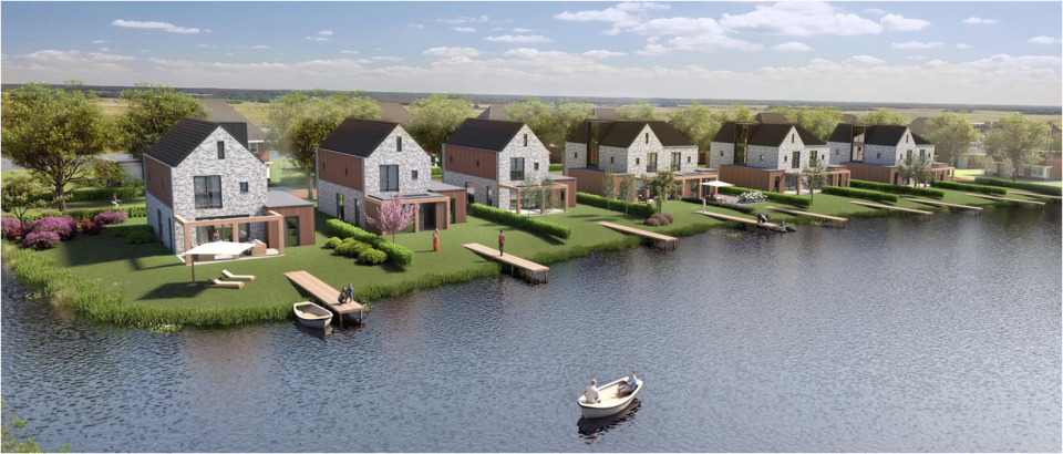 Verbeelding woningen De Beekjuffer