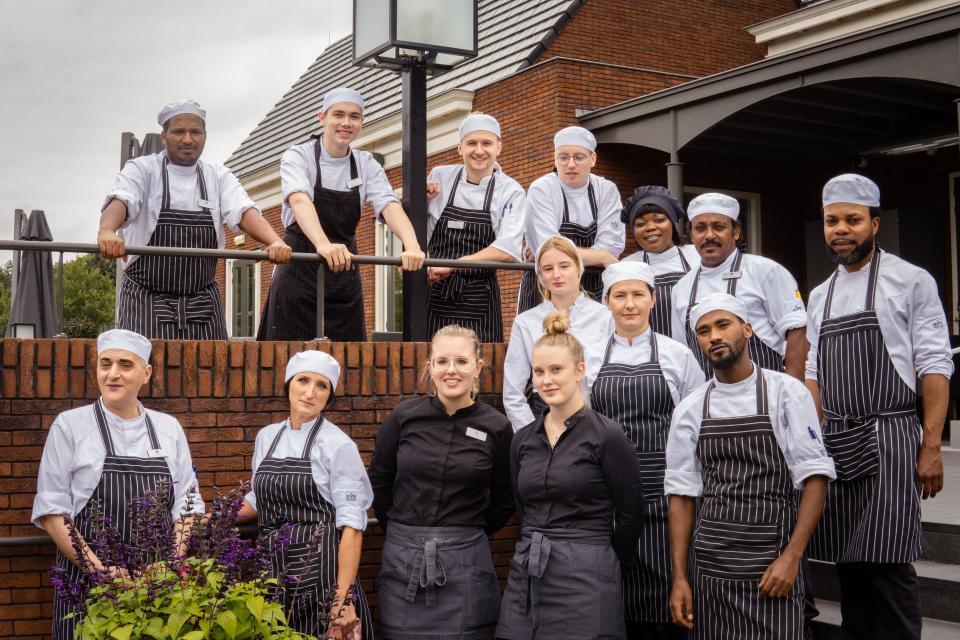 Een team medewerkers van Hof van Saksen