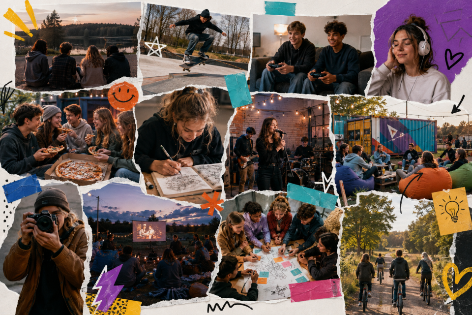 Collage jongerenactiviteiten
