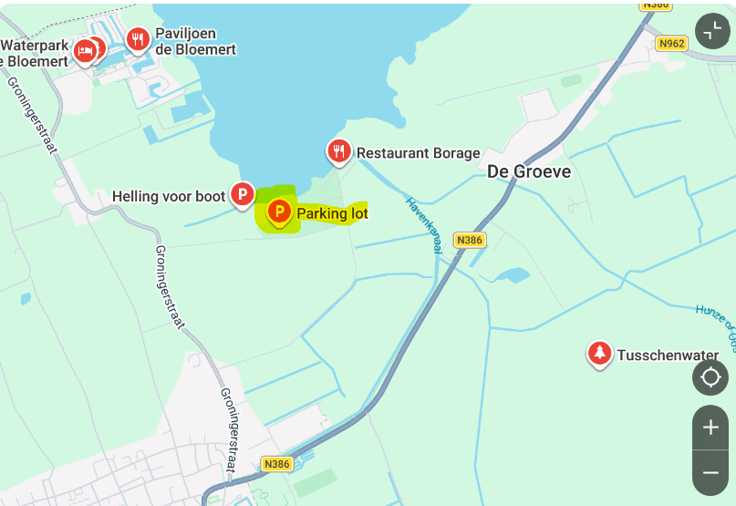 Plattegrond Zuidlaardermeer