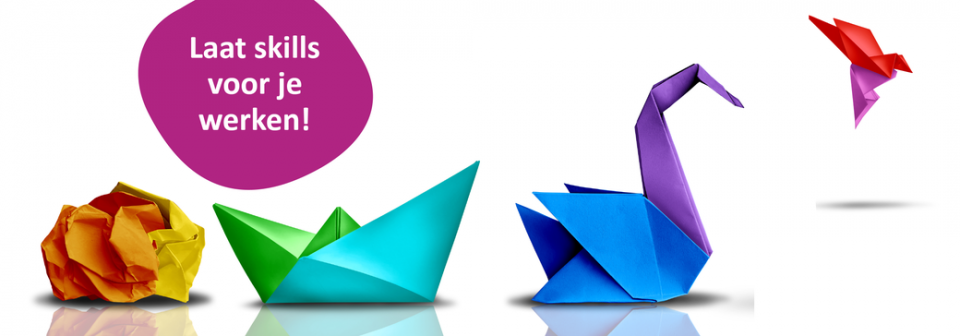 Gevouwen zwaan laat skills voor je werken